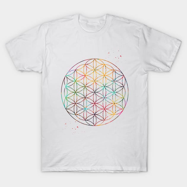 Flower of Life T-Shirt by erzebeth